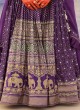 Purple Printed Festive Wear Lehenga Choli With Dupatta